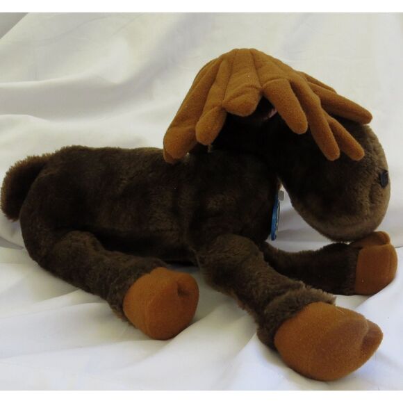 Vintage 1983 Dakin Stuffed Moose Plush by Chewie Newgett Co. - Picture 5 of 8